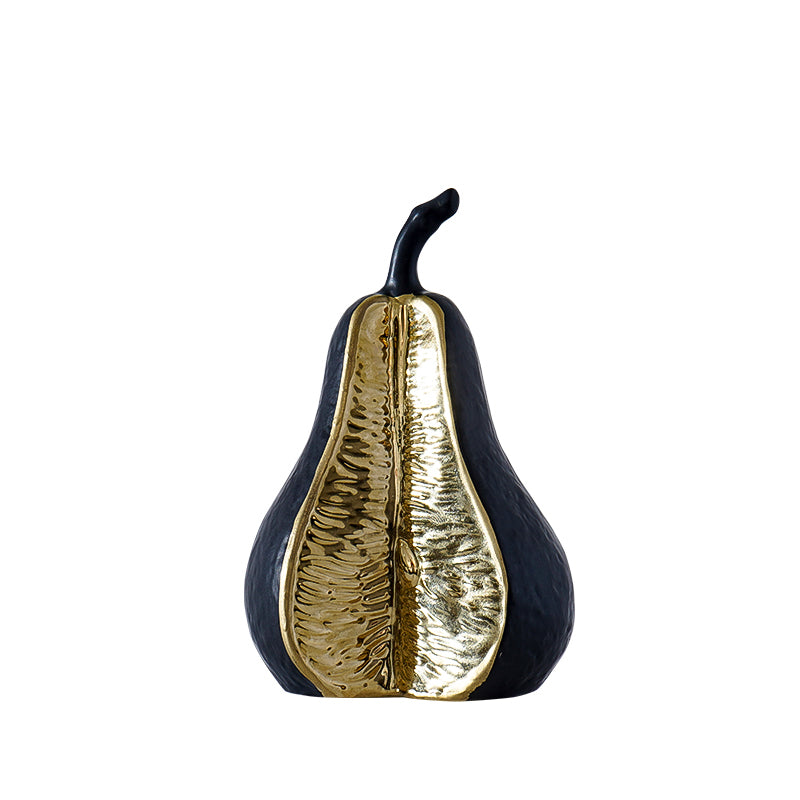 Black Pear Ornament -B Fa-D21088B