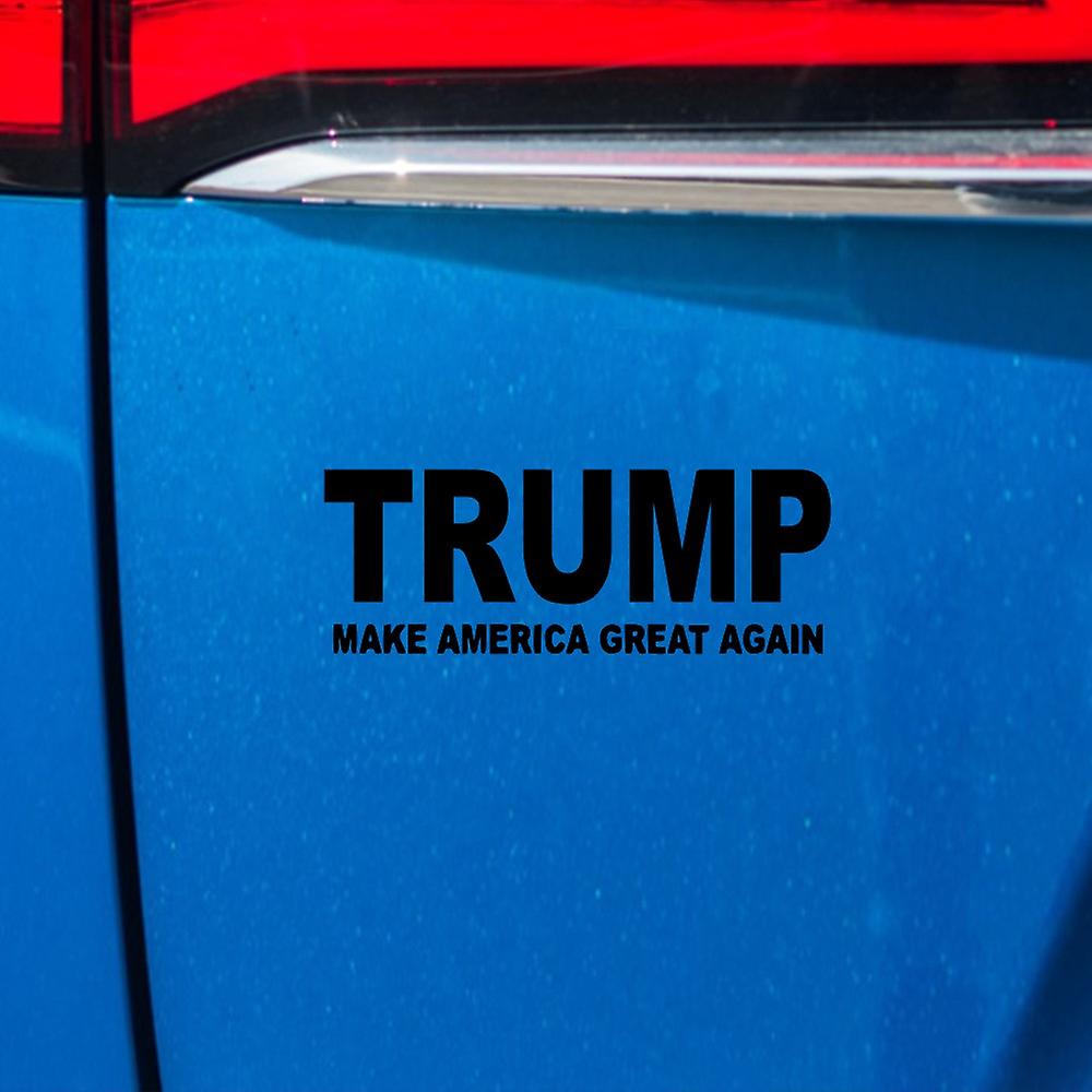 Black Bumper Sticker Decal Car Body Sticker Trump 2020 Decals - Make America Great Again For President 2020 Decal United States Presidential Election，
