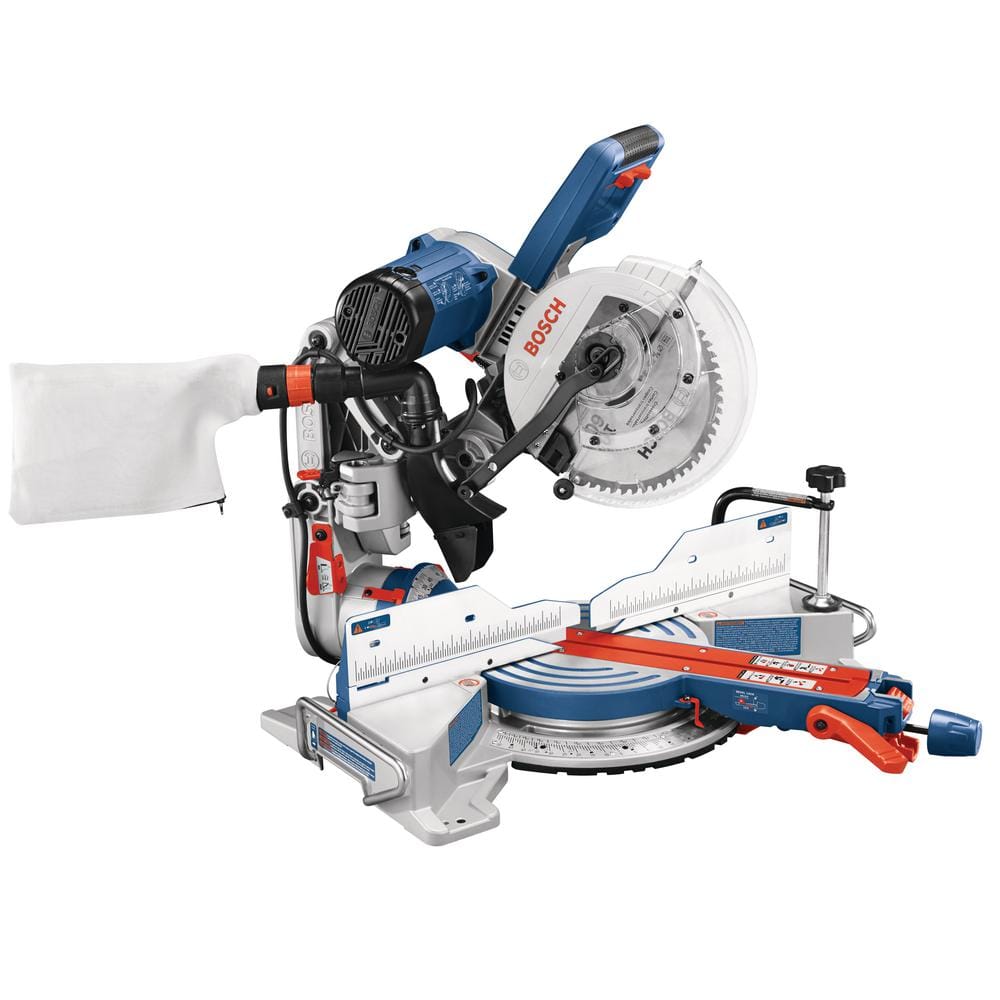 Bosch 15 Amp Corded 10 in. Dual-Bevel Sliding Glide Miter Saw with 60-Tooth Saw Blade with Bonus 32-1/2 in. Folding Leg Stand CM10GD+GTA3800