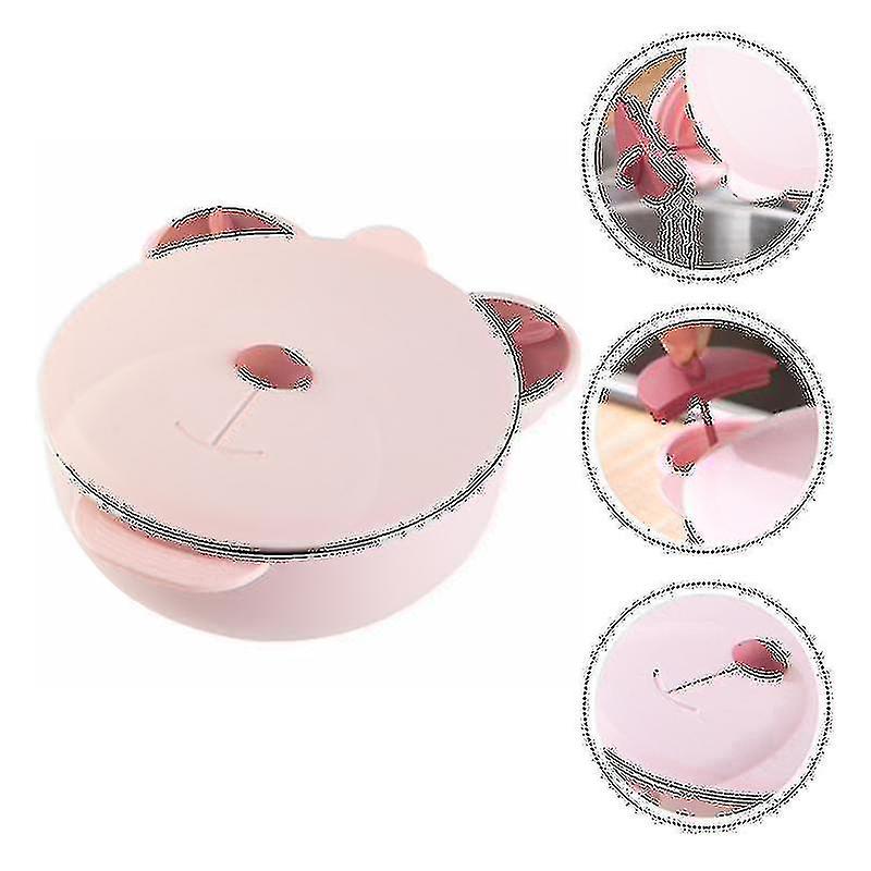 1pcs Baby Dishes Thermal Insulated Lunch Box Cute Baby Tableware Bowl Portable Suction Bowl|dishes