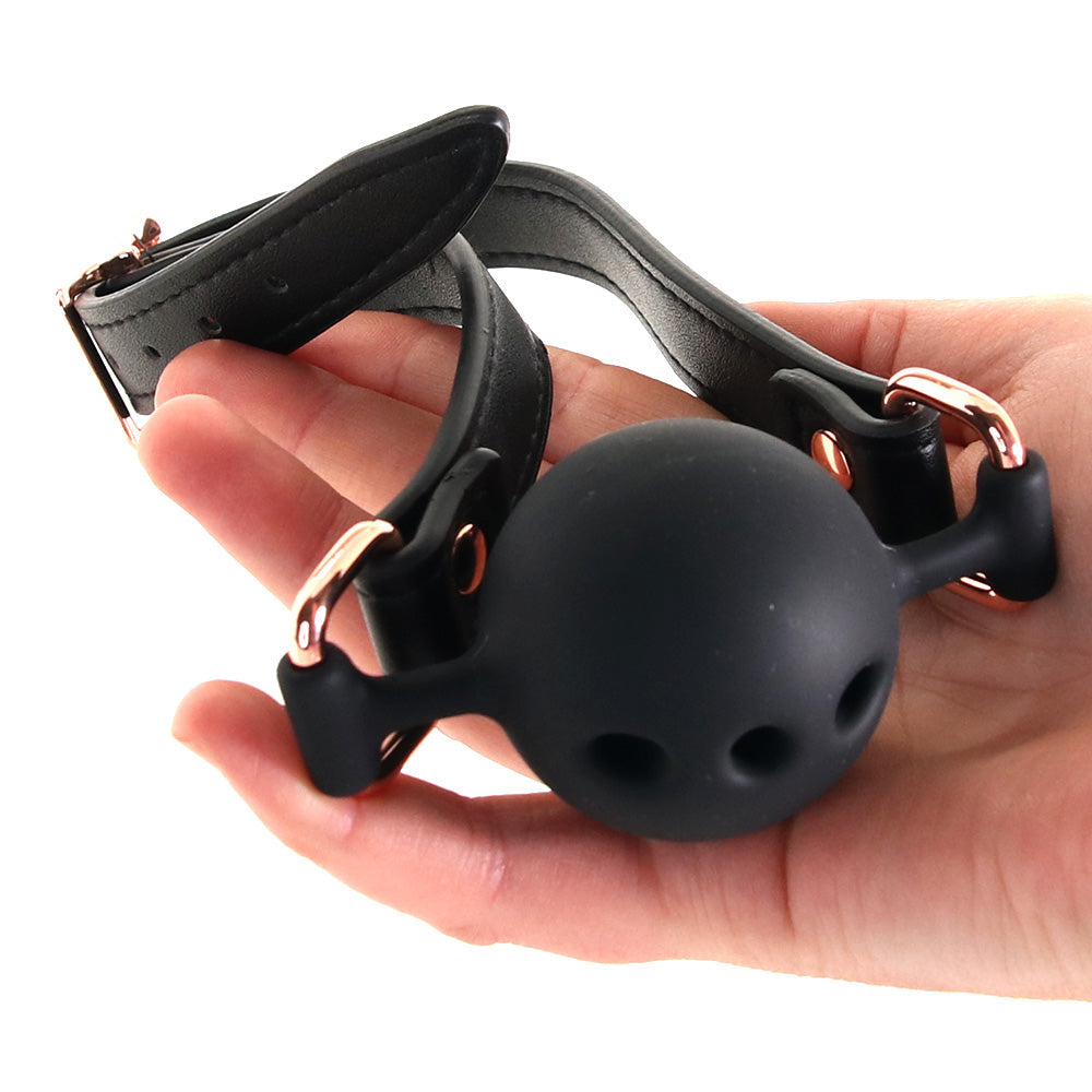 Bondage Couture Ball Gag in Rose Gold