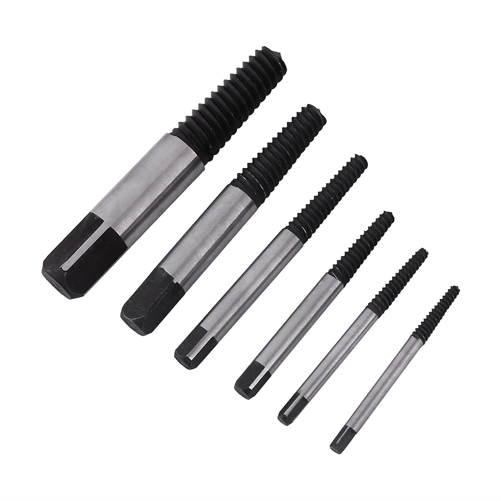 12 Pcs Practical Broken Nut Screw Extractor Bolts Studs Remover Tools Set With Drills