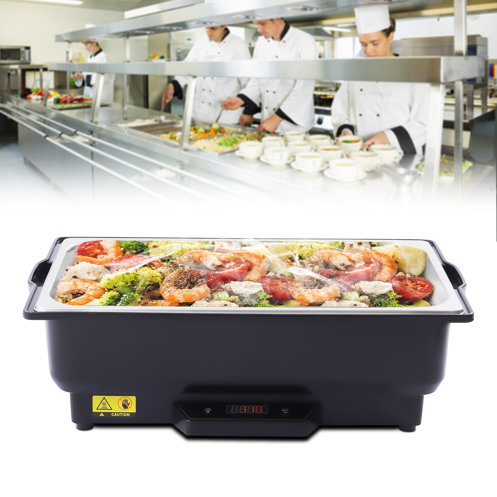 Electric Chafing Dish Buffet Warmers Chafer for Catering Warming Trays for Food Temperature Control