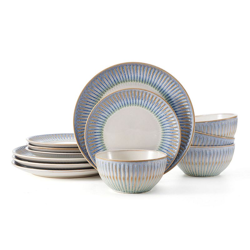 Pfaltzgraff Hensley Blue 12-pc. Dinnerware Set