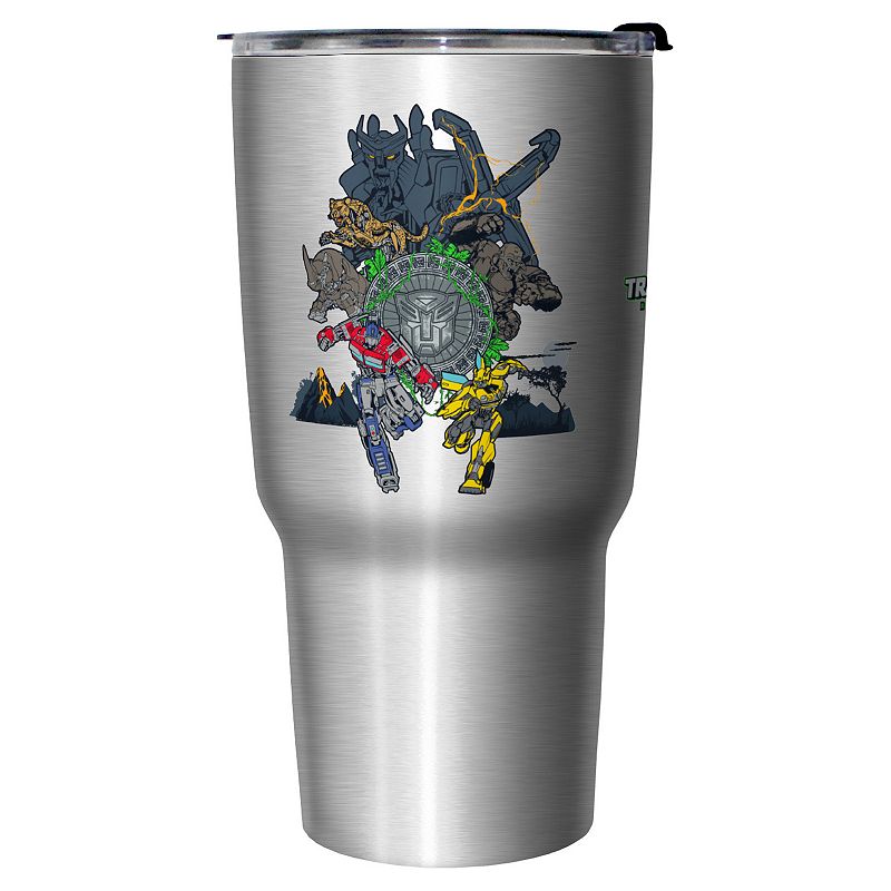 Transformers 7 Rise Of The Beasts Poster 27 oz. Stainless Steel Travel Mug