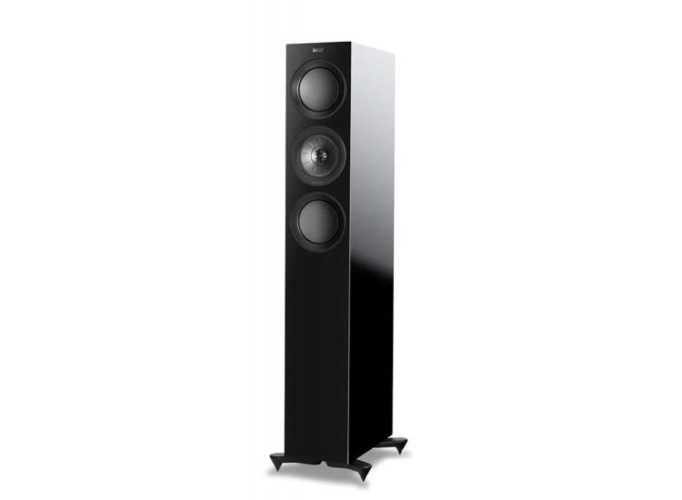 KEF R5 Black Gloss 3-Way Floor Standing Speaker (Each)