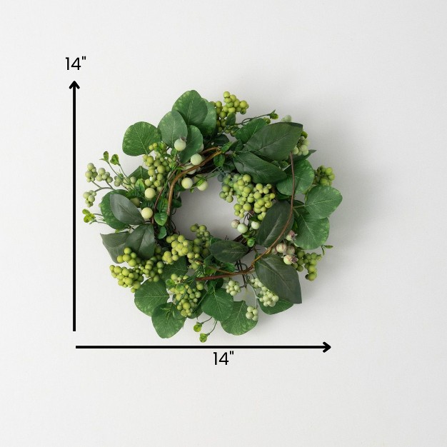 Sullivans Berry Foliage Mini Wreath