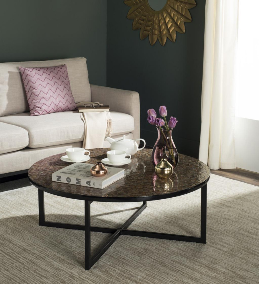 Lacy Coffee Table Brown   Modern   Coffee Tables   by Virgil Stanis Design  Houzz