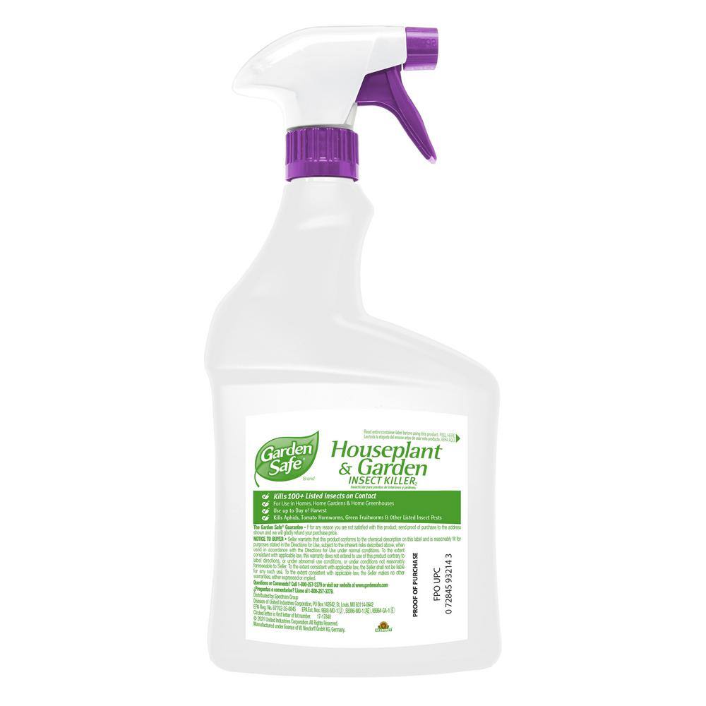 Garden Safe 32 oz. Houseplant and Garden Insect Killer Ready-to-Use HG-93214