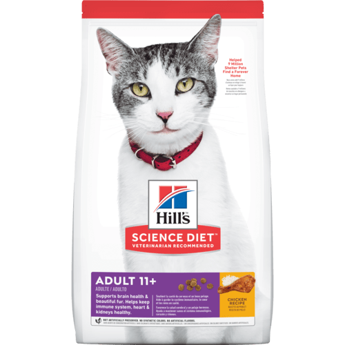 Hills Science Diet Senior 11+ Chicken Recipe Dry Cat Food