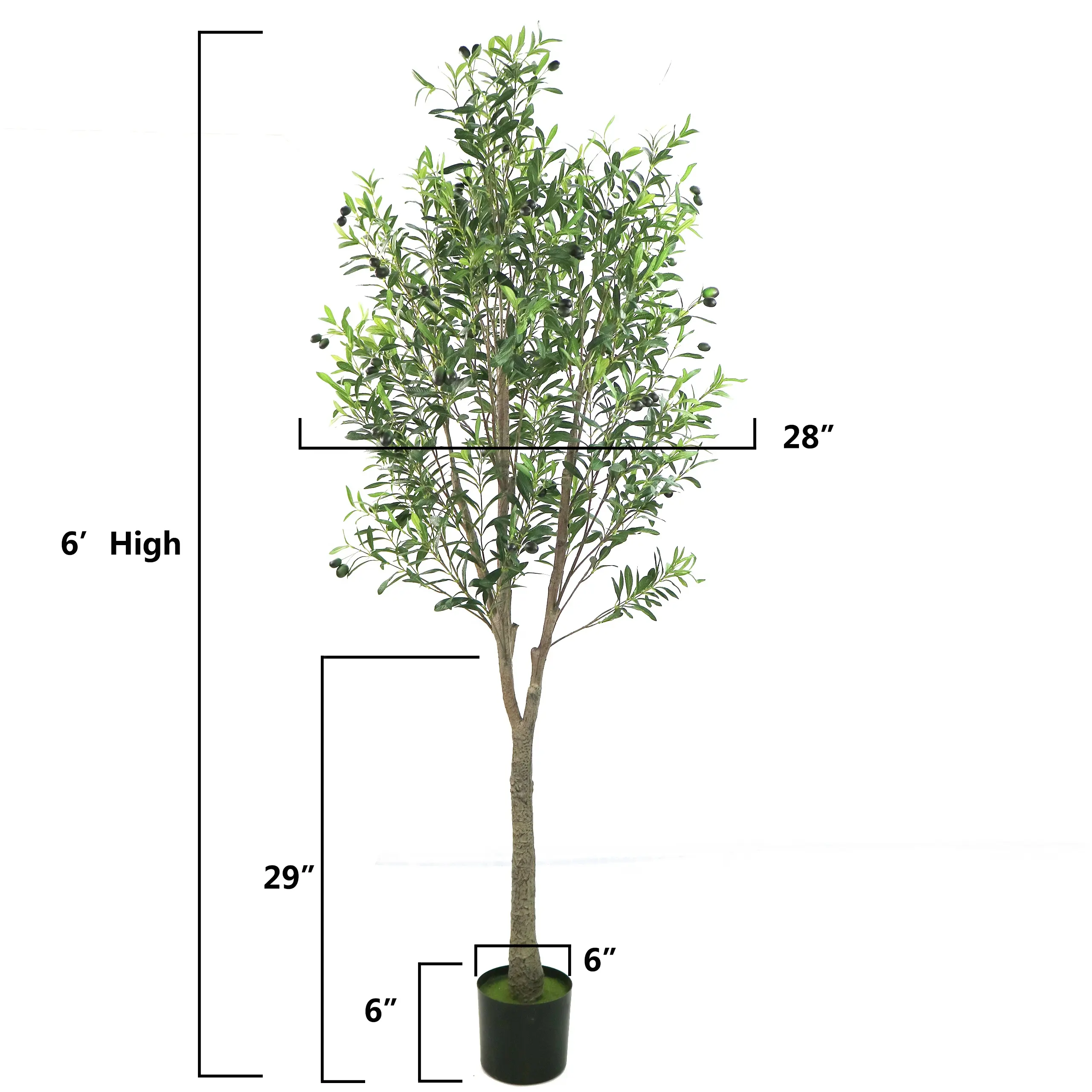 supplies 180cm high artificial olive tree UV resistance for outdoor decoration