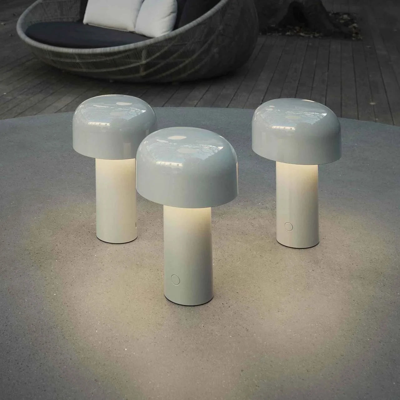 LED Creative Mushroom Rechargeable Table Lamp