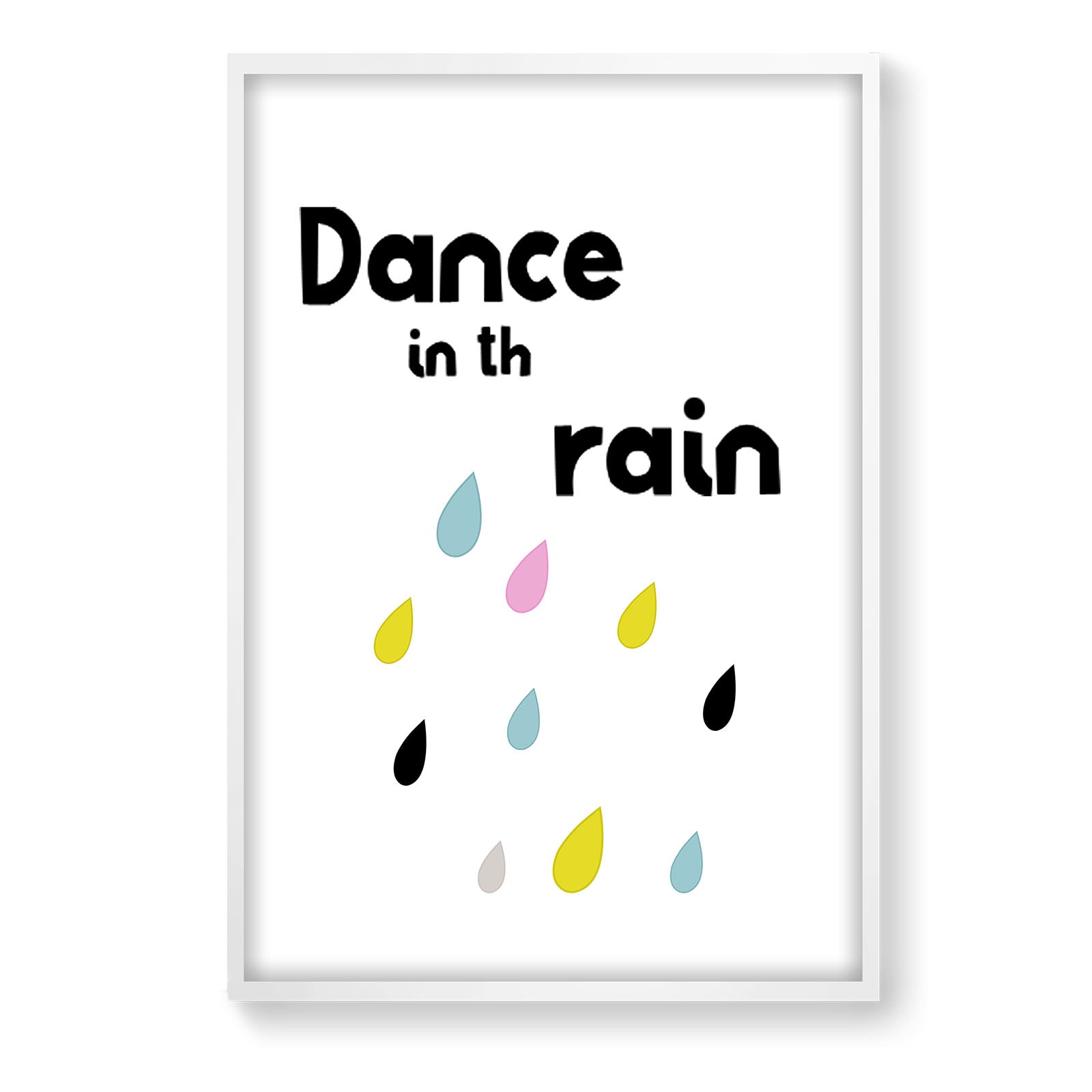 Dance In The Rain Set Of 2 Framed Graphic Art Print Soapr0001