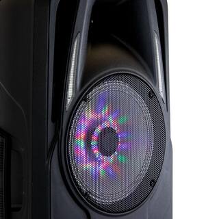 BEFREE SOUND Double 10 in. Subwoofer Portable Bluetooth Party PA Speaker 98595832M