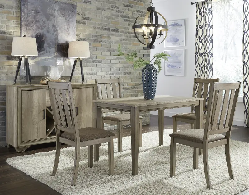 Sun Valley Sandstone 5 Piece Dining Room Set