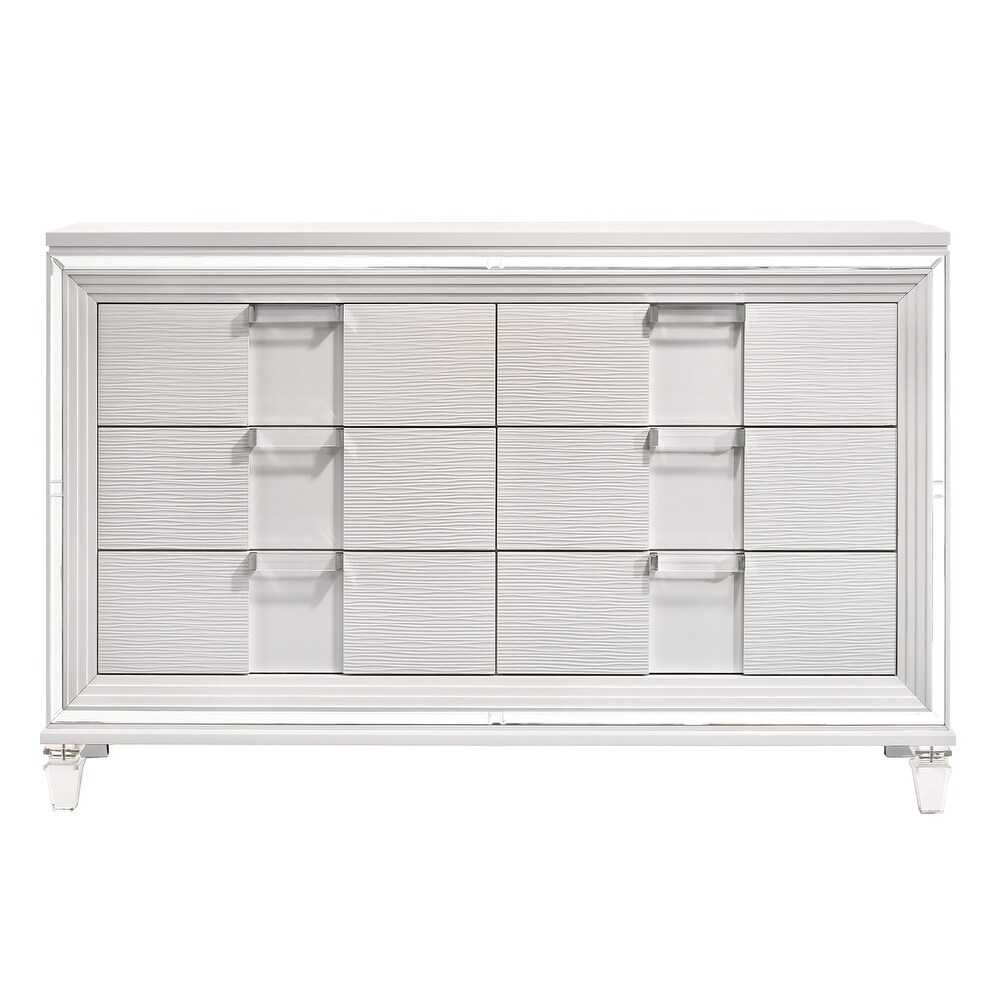 Picket House Furnishings Charlotte 6 Drawer Dresser in White