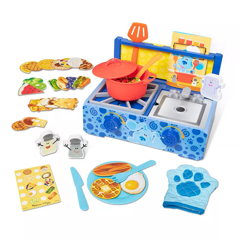 Melissa and Doug Blue's Clues and You Wooden Cooking Playset