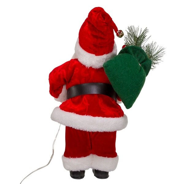 Kurt Adler 12Inch BatteryOperated LED Lighted Santa