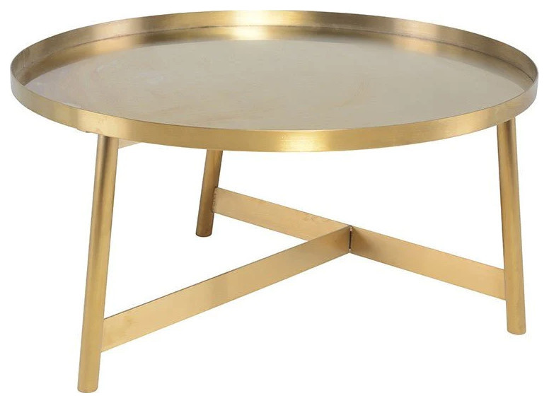 Jovi Gold Coffee Table   Contemporary   Coffee Tables   by V.S.D Furniture  Houzz