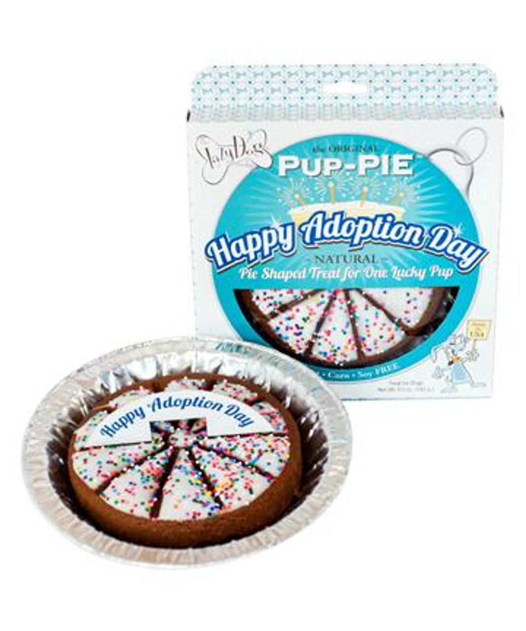 The Lazy Dog Happy Adoption Day Pup-Pie， 5 Oz.