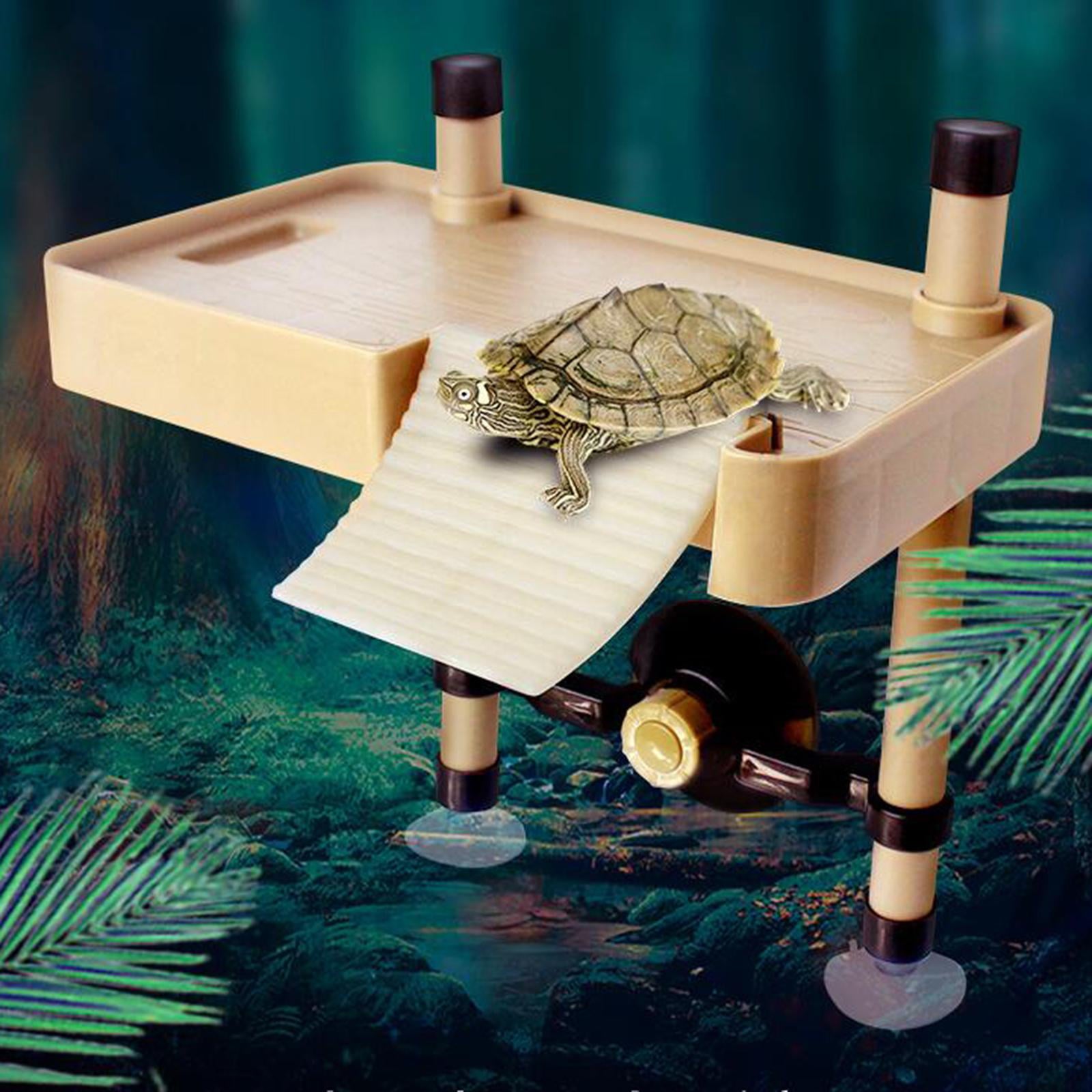 Large Turtle Basking Platform Aquarium Ladder Tortoise Habitat Accessories