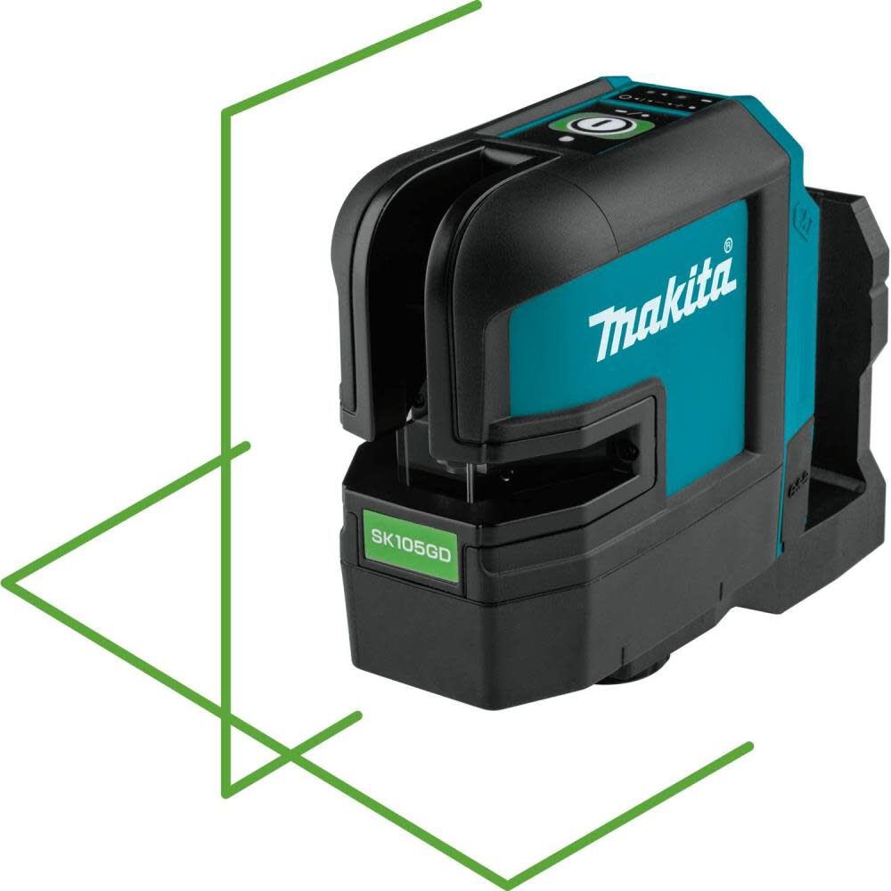 Makita 12V Max CXT Self Leveling Cross Line Green Beam Laser Bare Tool SK105GDZ from Makita