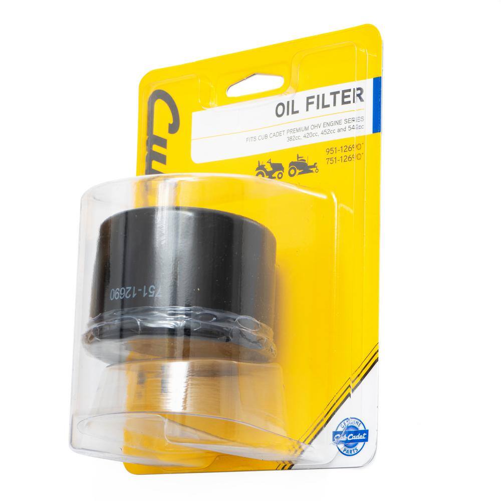 Cub Cadet Premium OHV Engine 382 cc 420 cc 452 cc and 547 cc Oil Filter OE# 951-12690  751-12690 490-201-C010