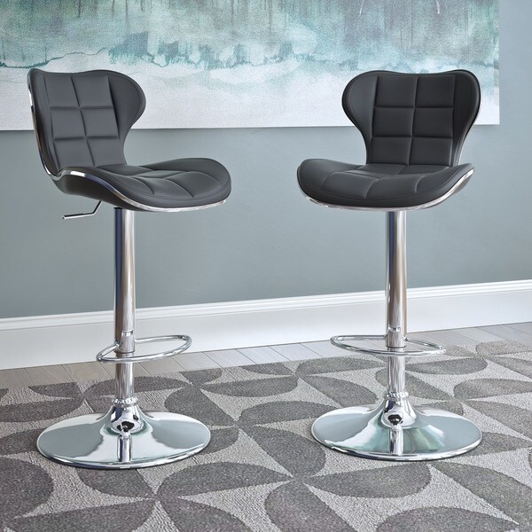 Strick and Bolton Cabello Adjustable Bar Stool (Set of 2)