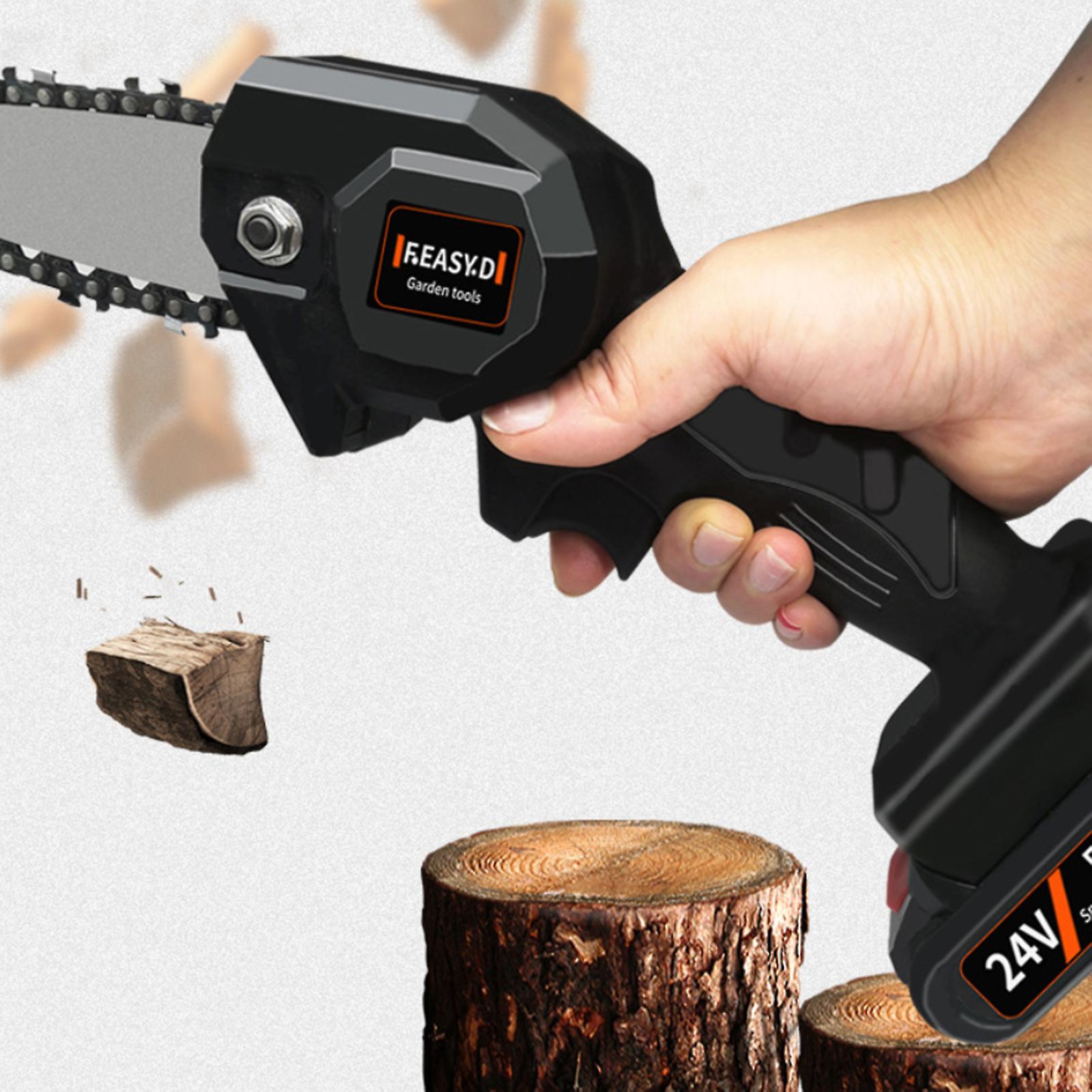 550w Mini One-hand Saw Woodworking Electric Chain Saw Cordless Wood Cutter  Eu Plug