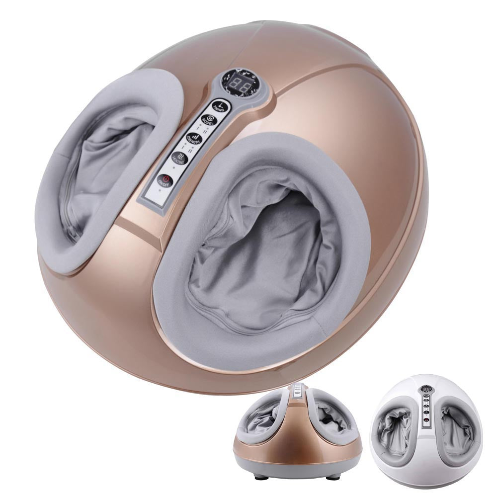 Yescom Foot Massager with Heat White/ Gold