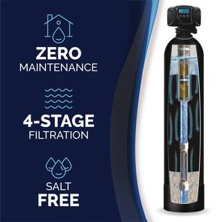 KING WATER FILTRATION Eco Series 15 GPM 4-Stage Municipal Water Filtration and Salt-Free Conditioning System (Treats up to 3 Bathrooms) KW-ECO-MUN-948