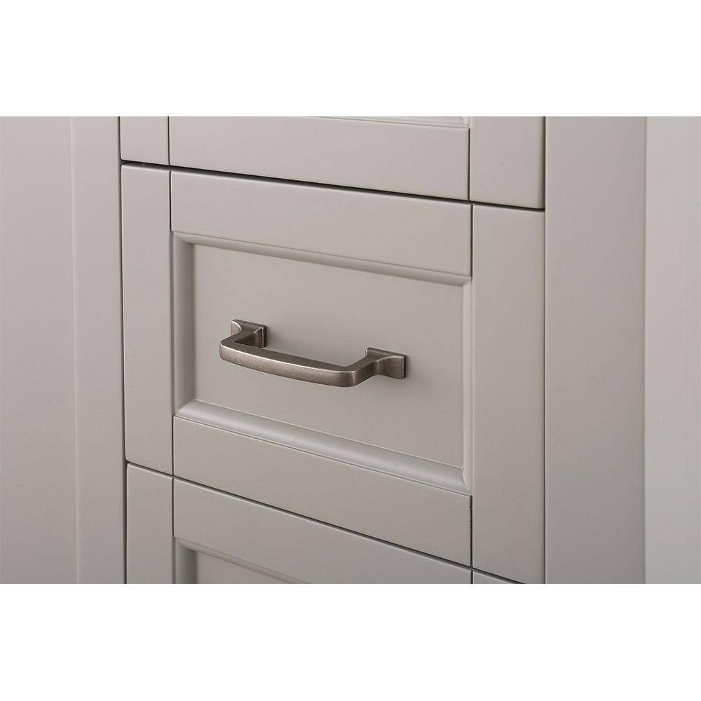 Home Decorators Collection Ashburn 36 in. W x 21.75 in. D Vanity Cabinet in Grey ASGRA3621DR