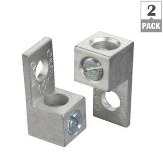 Blackburn #2 to #14 Dual Rated Mechanical Wire Connector with Single Conductor Mount (2-Pack) ADR2-B2-5