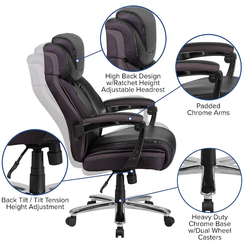 Flash Furniture Big and Tall Executive Swivel Office Chair