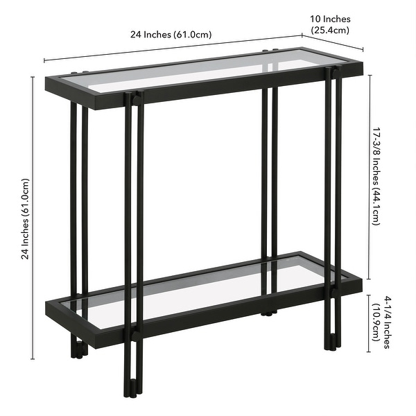 Inez 24'' Wide Rectangular Side Table