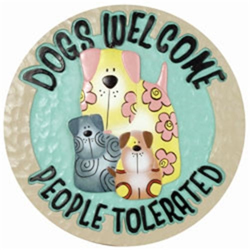 Spoontiques Dogs Welcome Stepping Stone