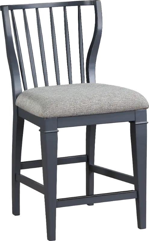 Vista Azul Graphite Gray Counter Height Stool