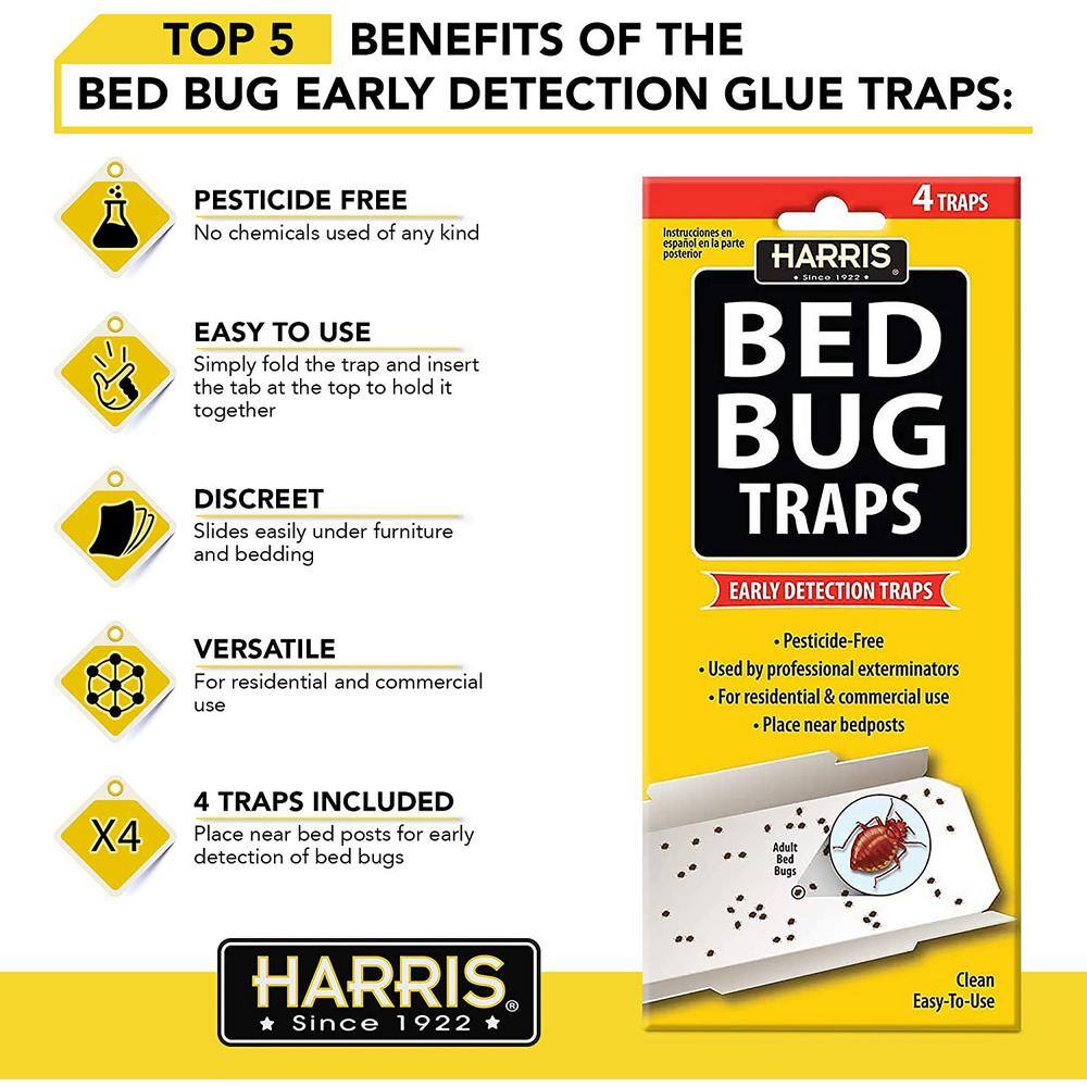 Harris Bed Bug Traps (4-Pack) BBTRP