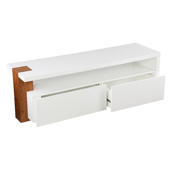 SEI Furniture Hartson Contemporary Media TV Stand w/ Storage