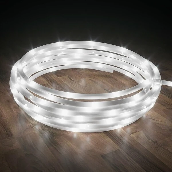 35.7ft 100 LED Solar Powered Rope String Outdoor 2 Pack Fatiry Light - 2 Pack