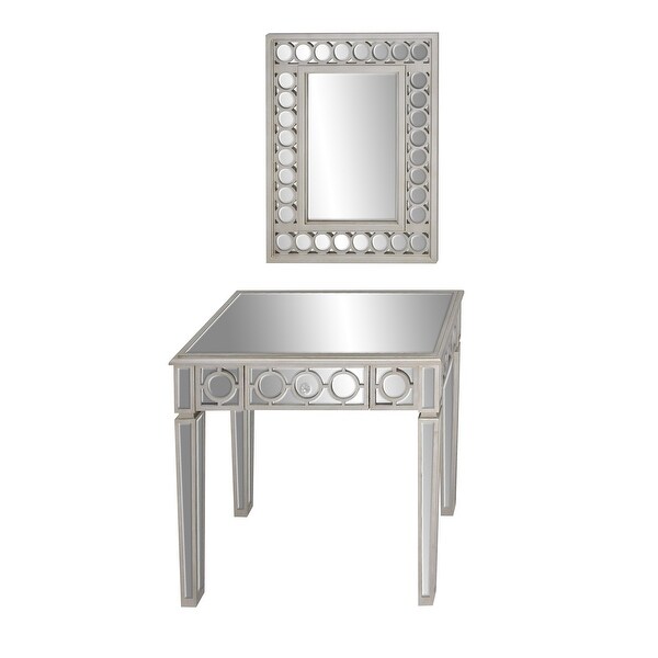 Grey MDF Glam Console Table (Set of 2) - S/2 31