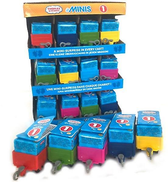 4-Pack Thomas and Friends Minis Blind Carriage With Locomotive Toy Train