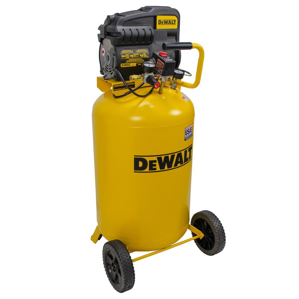 DW 30-Gallon Portable 155-PSI Electric Vertical Air Compressor DXCMLA1983012 from DW