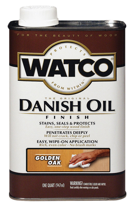 Watco Transparent Golden Oak Oil-Based Danish Oil 1 qt