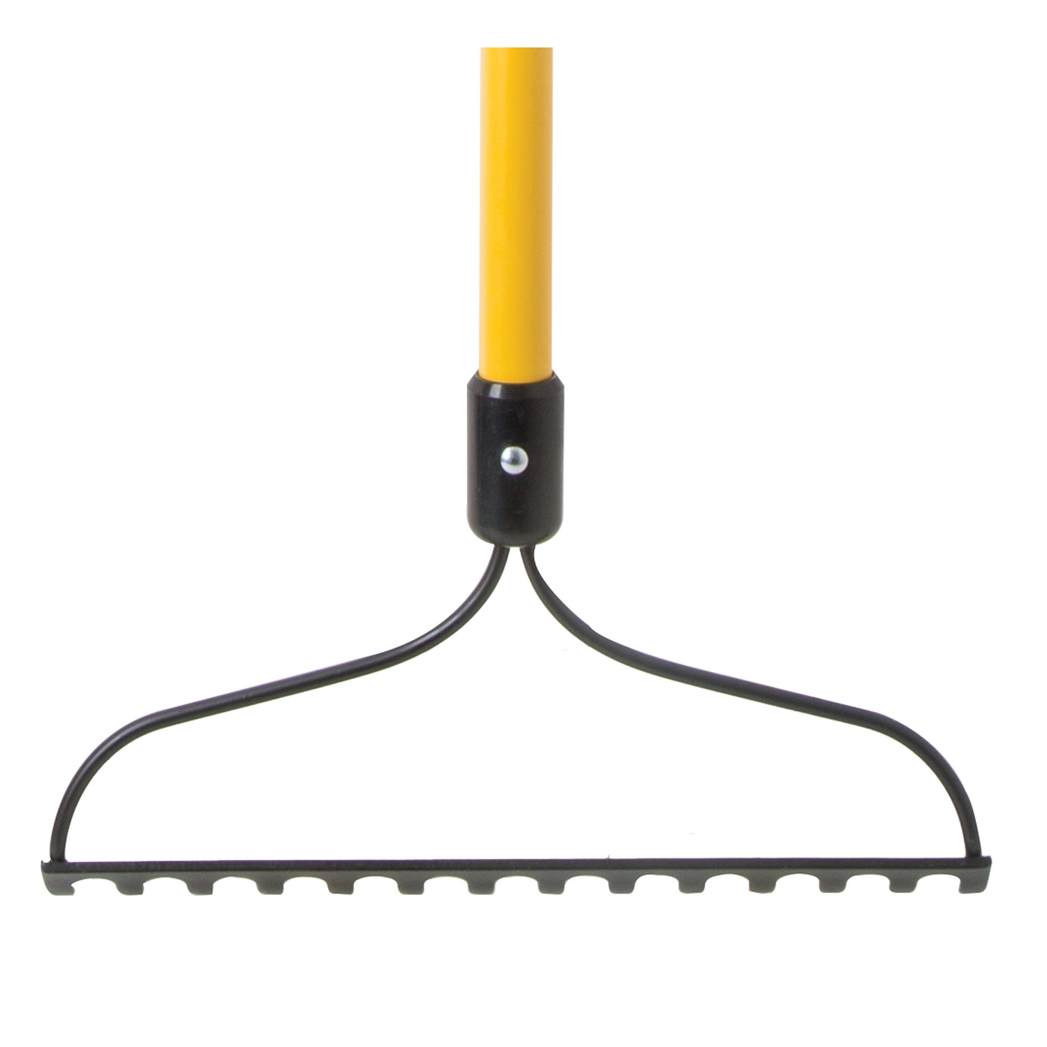 Home Plus 61 in. 14 Tine Steel Bow Rake Fiberglass Handle