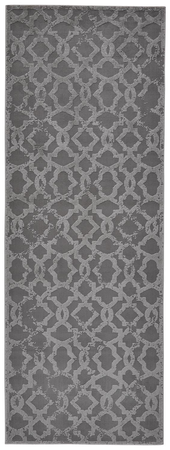 Plaza Silver Gray and Steel Rug by BD Fine