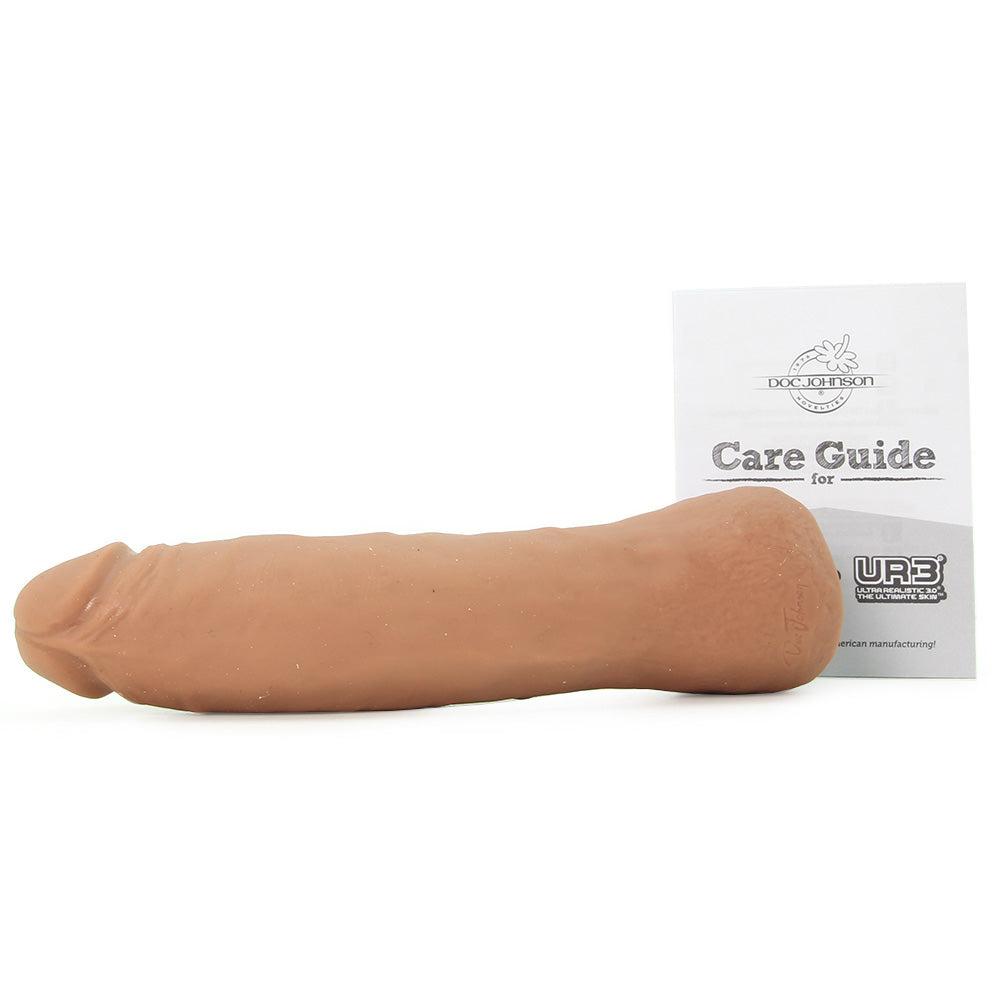 7 Inch Thin ULTRASKYN Vac-U-Lock Dildo in Brown