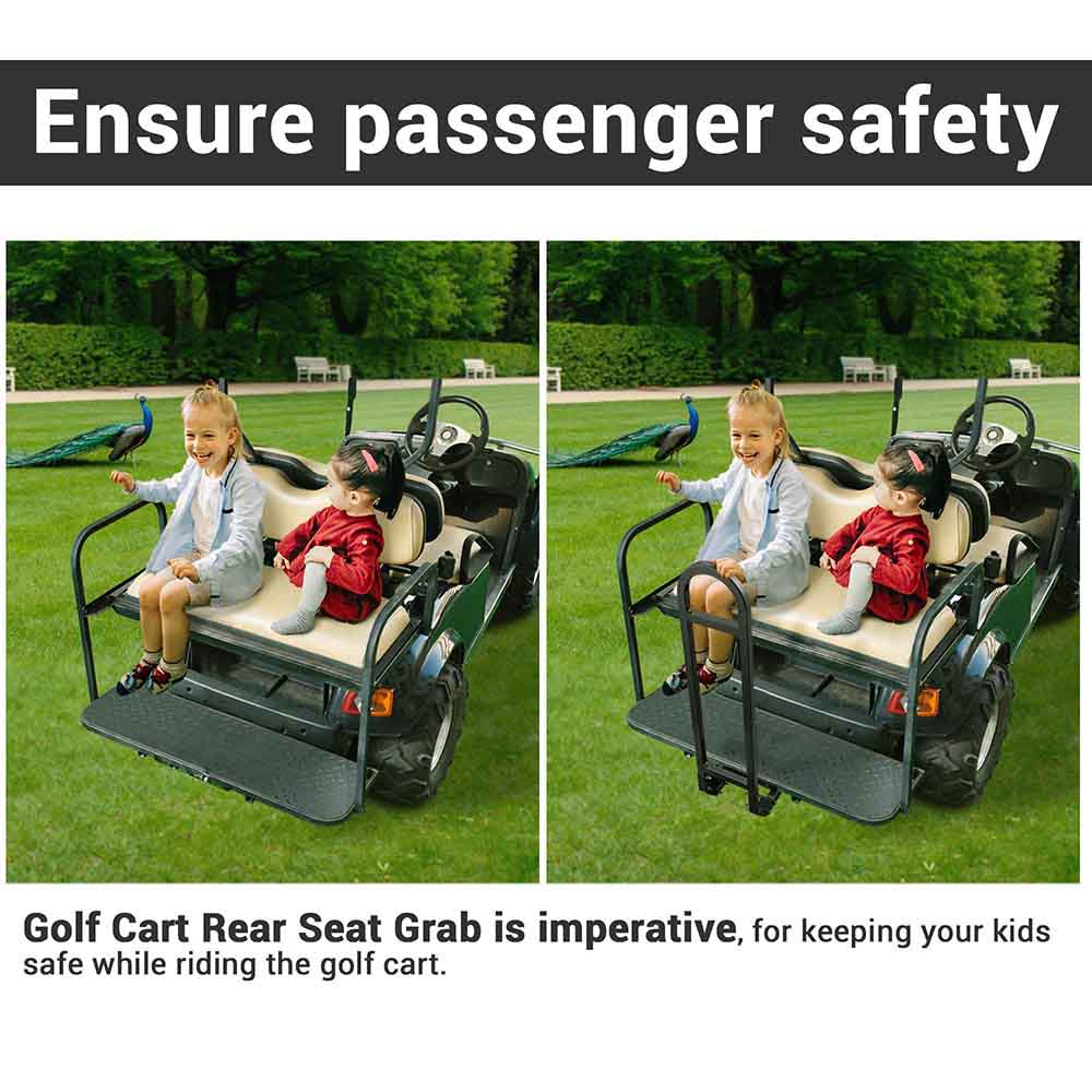 Yescom Safety Grab Bar Rear Seat for Golf Cart EZGO Genesis 150