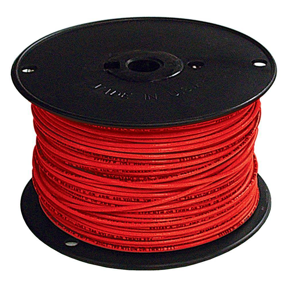 Southwire 1000 ft. 6 Red Stranded CU SIMpull THHN Wire 20495805