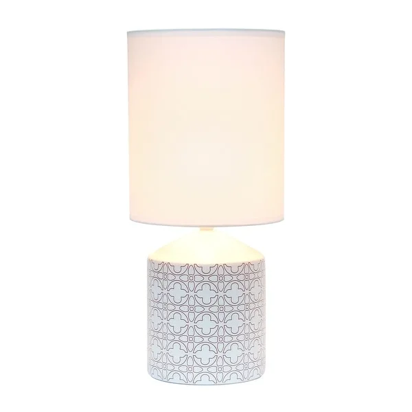 Simple Designs Fresh Prints Table Lamp